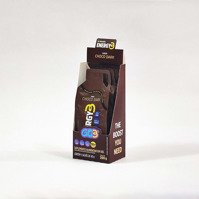 CARBOGEL ENERGY3 DISPLAY 10 UN CHOCO DARK GO3